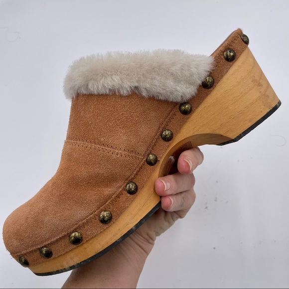 Free People Chalet Suede Slip On Clog EU 38/7.5M - Picture 4 of 12